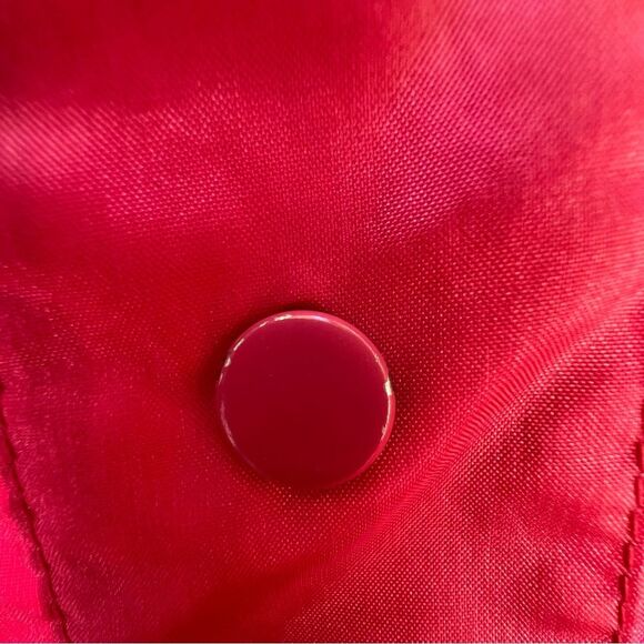 Vintage Aqua~Sheen Pink Nylon windbreaker ☔️ snap closure ☔️ lightweight - Picture 12 of 13